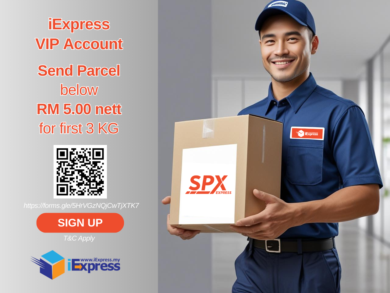 iExpress - VIP Rate (Powered by SPX Express)
